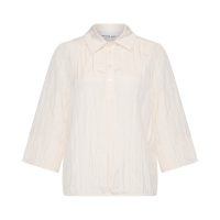 Helena Hart Blouse Polo Kreuk Ecru